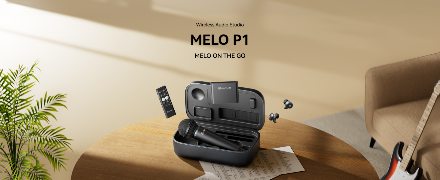 Amazon.com: Hollyland MELO P1 Combo: All-in-One Wireless Vocal